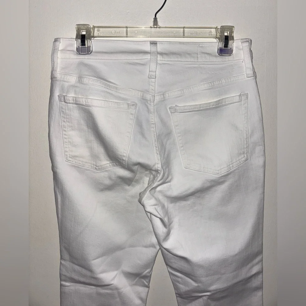 NWT J.Crew White Denim Slim Fit Jeans Size 27 Casual Closet Staple Preppy